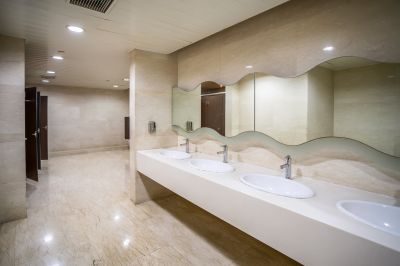 Bathroom with Built-in Storage